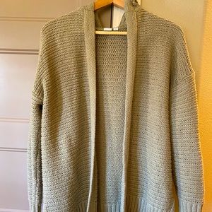 Gap open front hooded cardigan